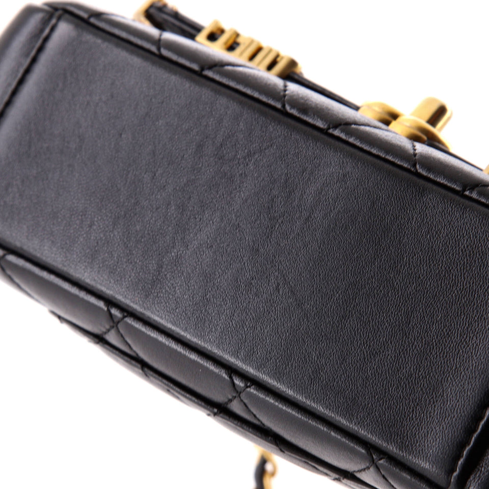 Paris Monaco Flap Bag Quilted Lambskin Mini