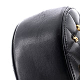 Egyptian Amulet Round Chain Clutch Quilted Calfskin Mini