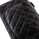 So Black Classic Single Flap Bag Quilted Lambskin Mini