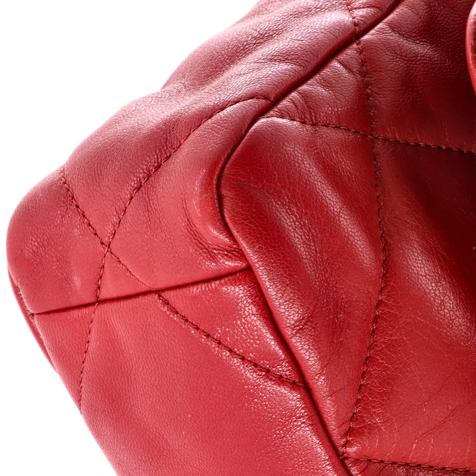 19 Flap Bag Quilted Leather Medium
