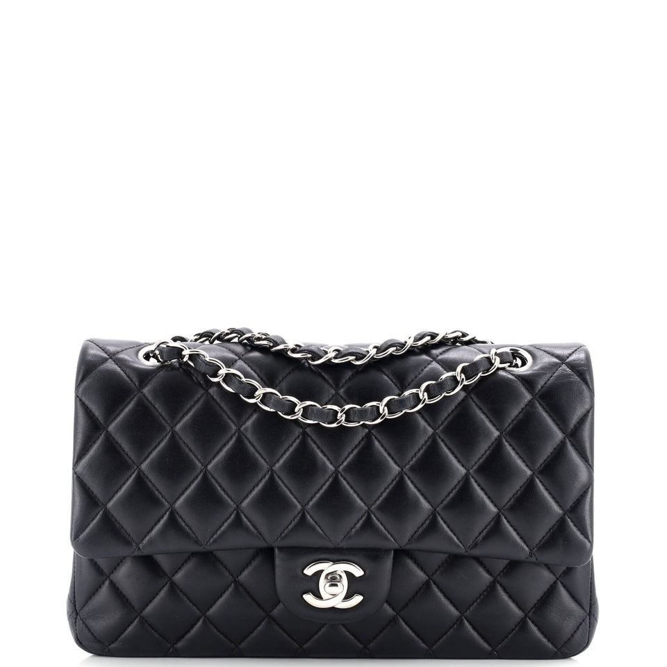 Classic Double Flap Bag Quilted Lambskin Medium