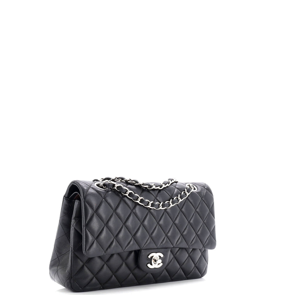 Classic Double Flap Bag Quilted Lambskin Medium
