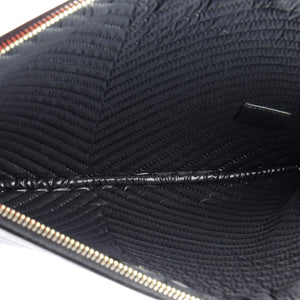 Boy O Case Clutch Chevron Calfskin Medium