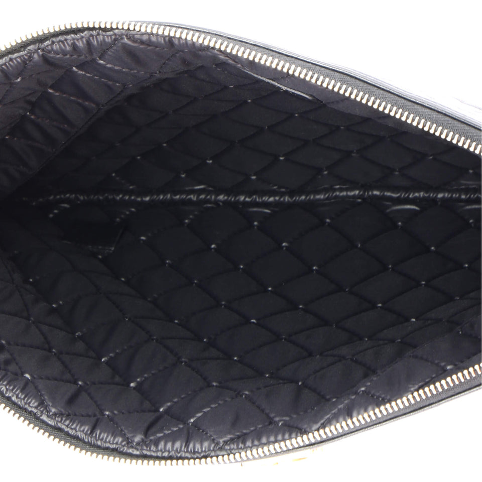 Boy O Case Clutch Quilted Lambskin Large