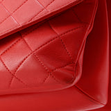 Gold Top Handle Bag Quilted Lambskin Medium