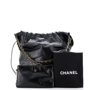 22 Chain Hobo Quilted Calfskin Large