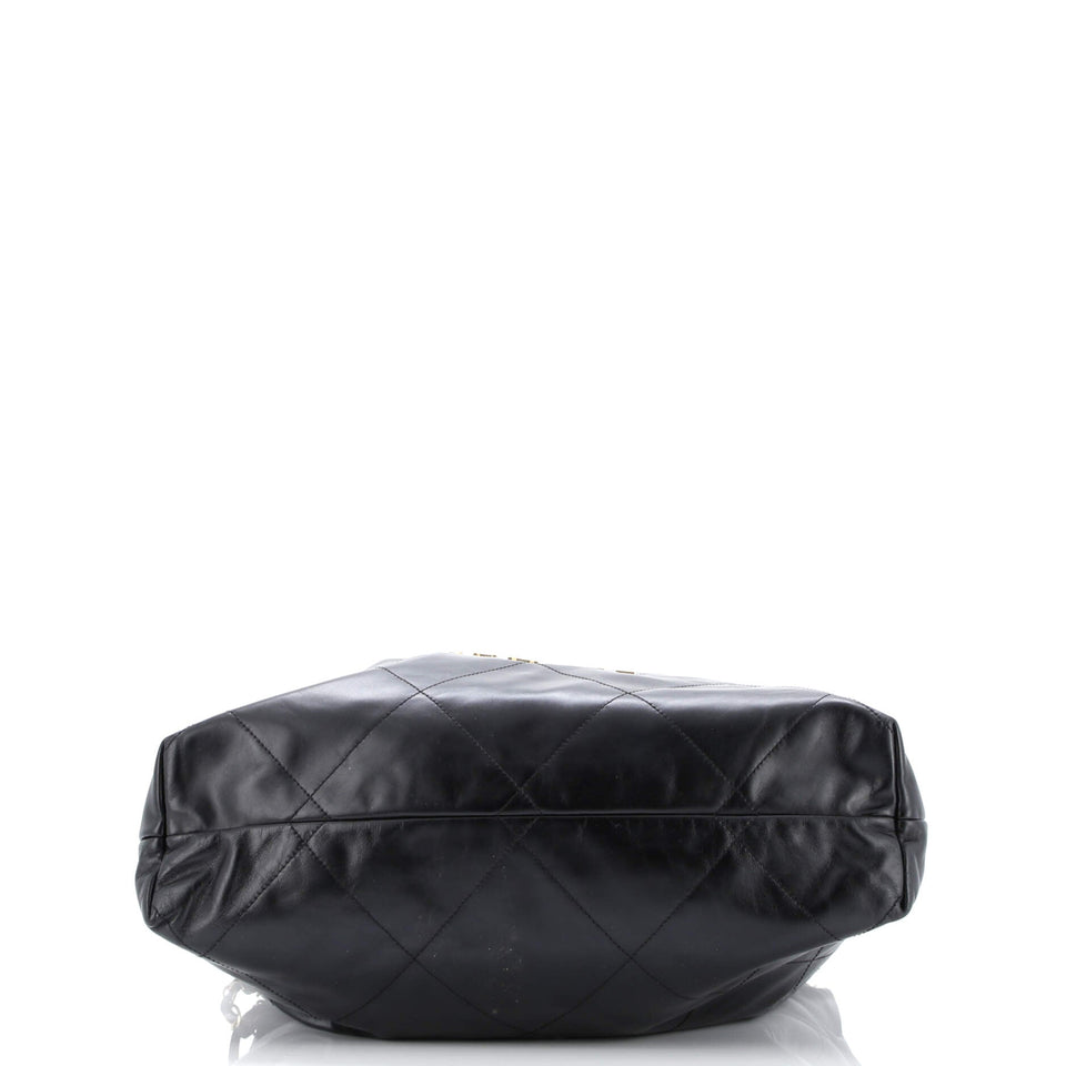 22 Chain Hobo Quilted Calfskin Large