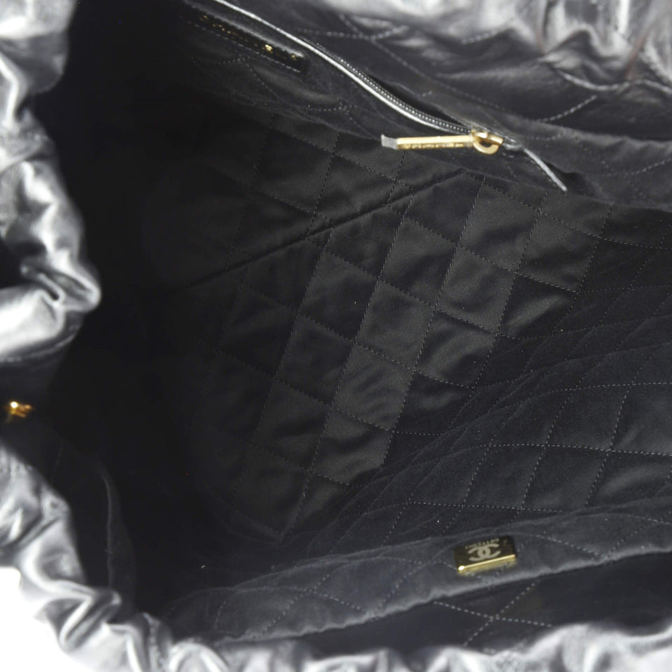 22 Chain Hobo Quilted Calfskin Large