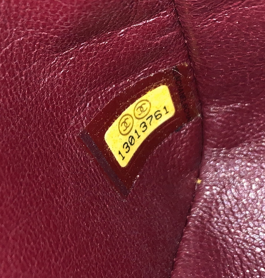 Square Classic Single Flap Bag Quilted Lambskin Mini