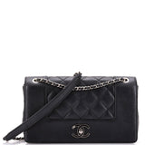 Mademoiselle Vintage Flap Bag Quilted Sheepskin Medium