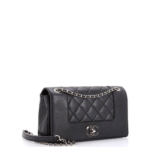 Mademoiselle Vintage Flap Bag Quilted Sheepskin Medium