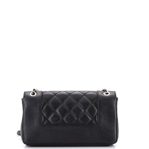 Mademoiselle Vintage Flap Bag Quilted Sheepskin Medium