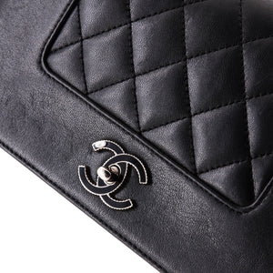 Mademoiselle Vintage Flap Bag Quilted Sheepskin Medium