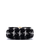 19 Flap Bag Quilted Tweed Medium