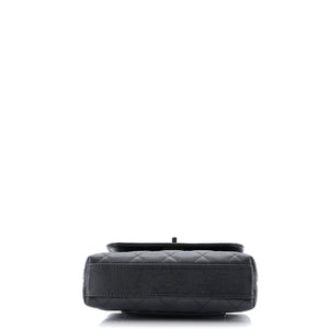 Coco Top Handle Bag Quilted Caviar Extra Mini