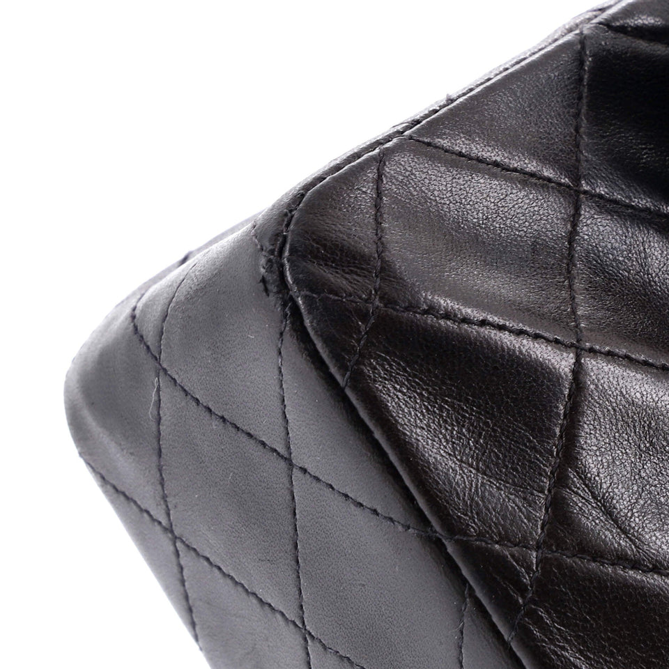 Vintage Classic Double Flap Bag Quilted Lambskin Small
