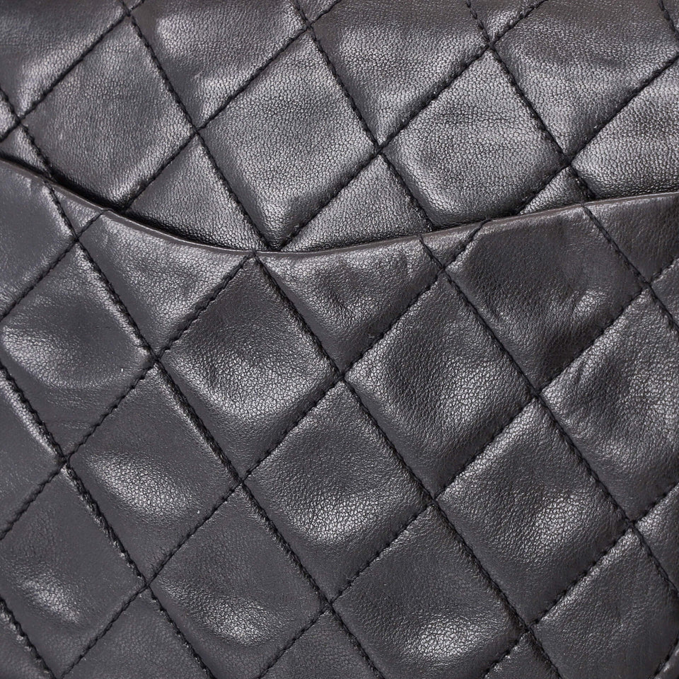 Vintage Classic Double Flap Bag Quilted Lambskin Small