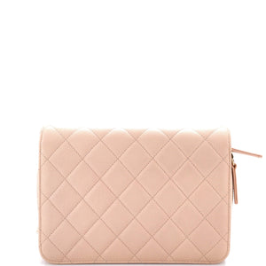 Like a Wallet Flap Bag Quilted Caviar Small