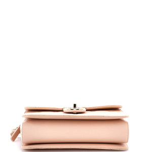 Like a Wallet Flap Bag Quilted Caviar Small
