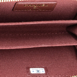 CC Zip Coin Purse Quilted Caviar Small