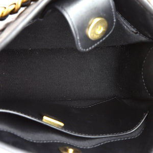 CC Front Pocket Chain Hobo Quilted Lambskin Small