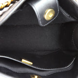 CC Front Pocket Chain Hobo Quilted Lambskin Small