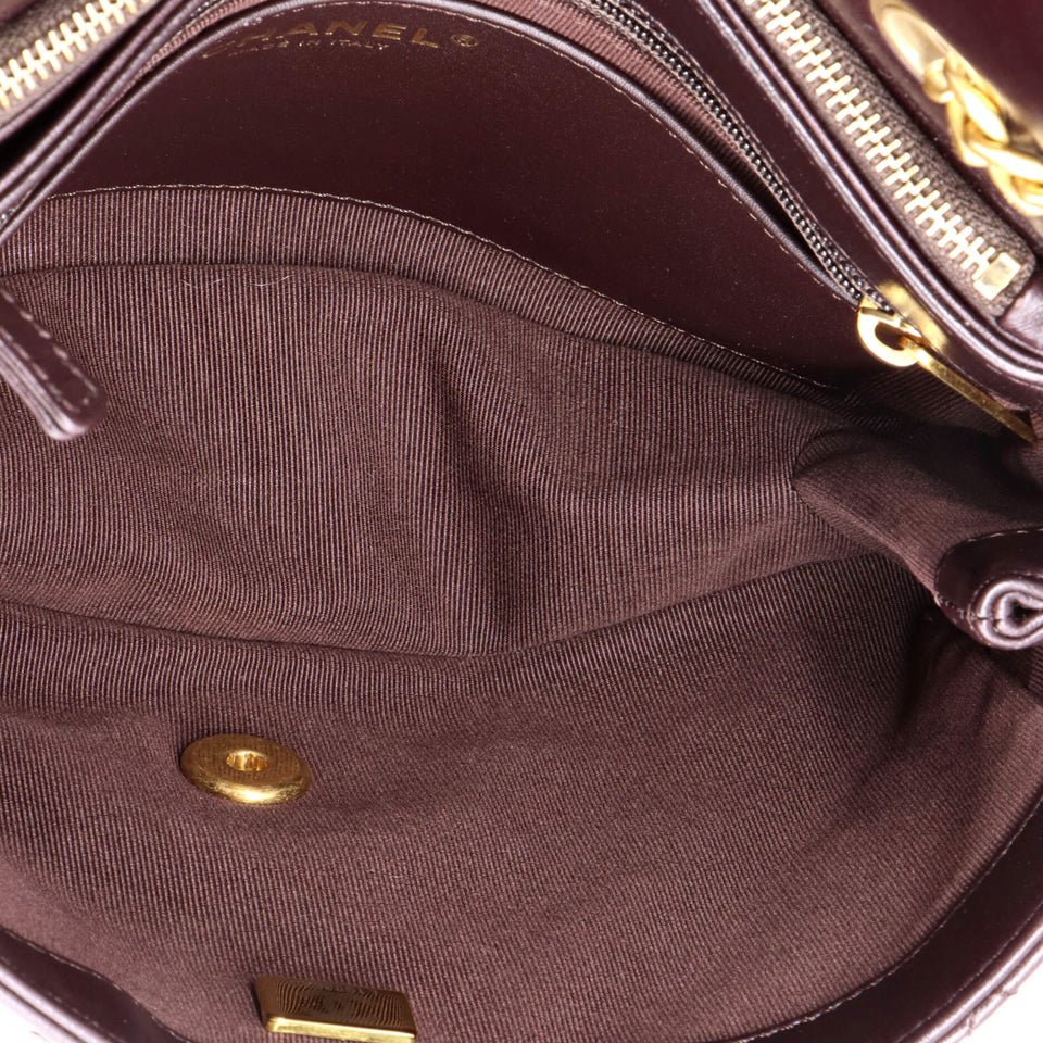 All Slide Long Flap Bag Quilted Lambskin Medium