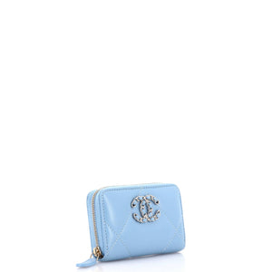 19 Zip Coin Purse Quilted Leather