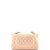 Classic Double Flap Bag Quilted Iridescent Calfskin Small