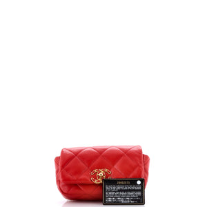 19 Belt Bag Quilted Leather