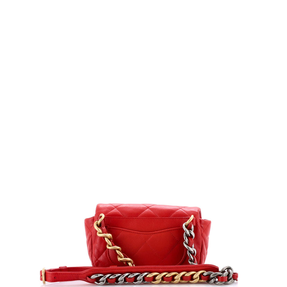 19 Belt Bag Quilted Leather