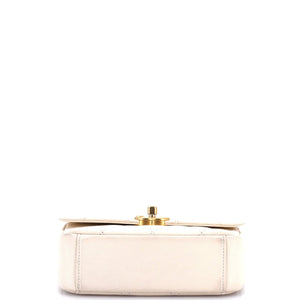 CC Coin Chain Flap Bag Quilted Lambskin Small