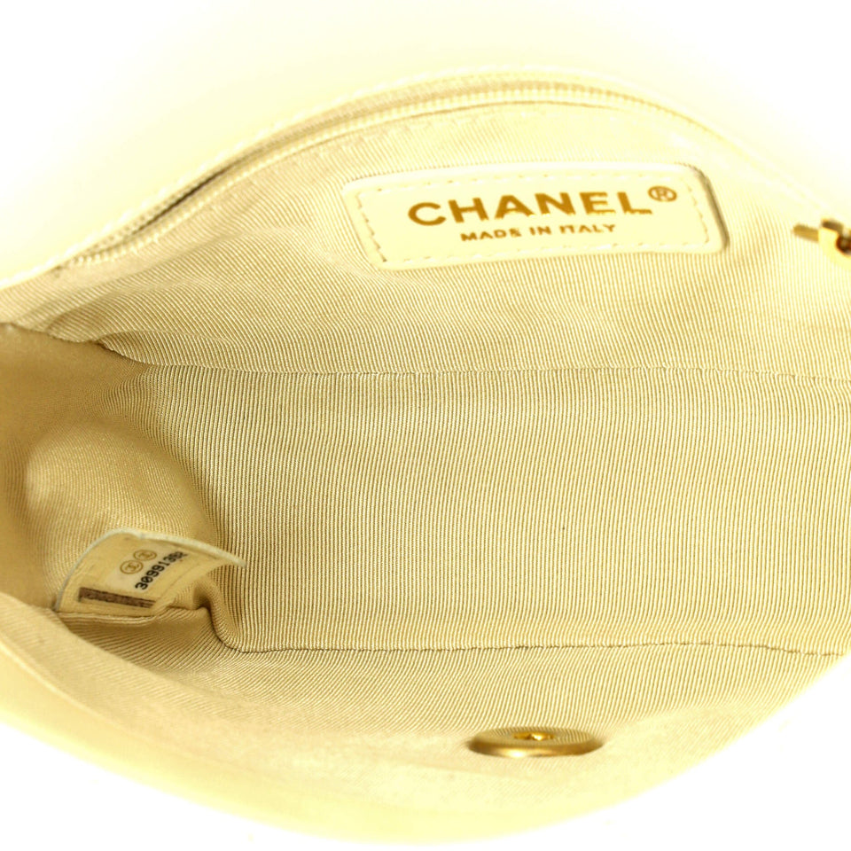 CC Coin Chain Flap Bag Quilted Lambskin Small