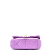 Pending CC Square Flap Bag Quilted Lambskin Mini