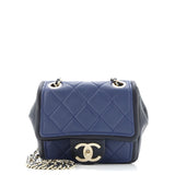 Graphic Flap Bag Quilted Calfskin Mini
