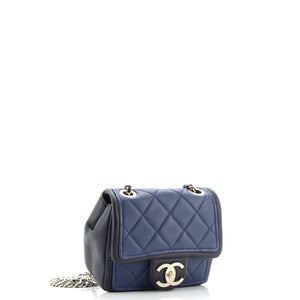 Graphic Flap Bag Quilted Calfskin Mini