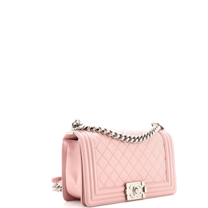 Boy Flap Bag Quilted Calfskin Old Medium
