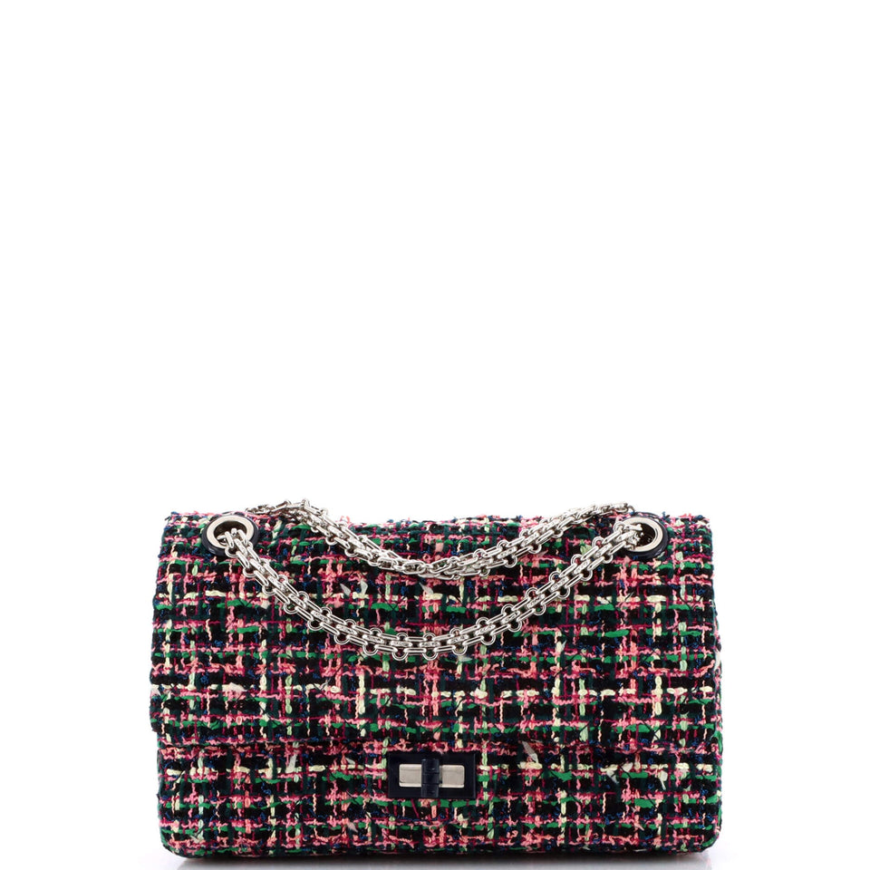 Reissue 2.55 Flap Bag Quilted Tweed with Resin Detail 225