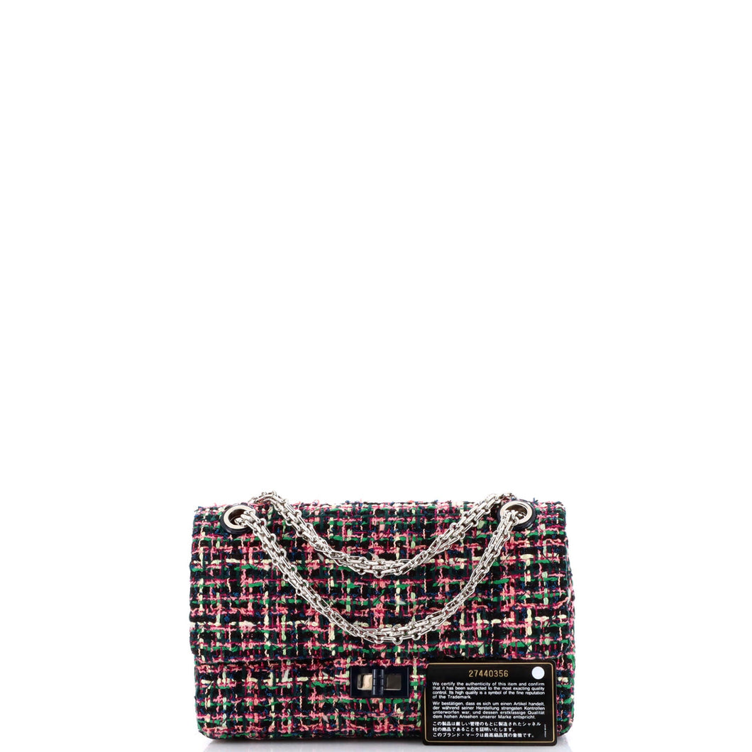Reissue 2.55 Flap Bag Quilted Tweed with Resin Detail 225
