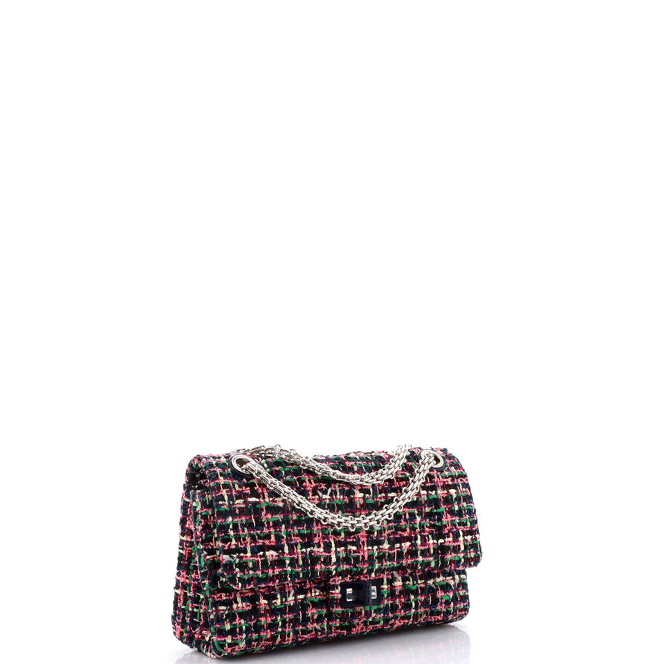 Reissue 2.55 Flap Bag Quilted Tweed with Resin Detail 225