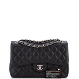 Classic Double Flap Bag Quilted Caviar Jumbo