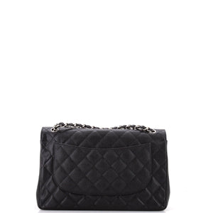 Classic Double Flap Bag Quilted Caviar Jumbo