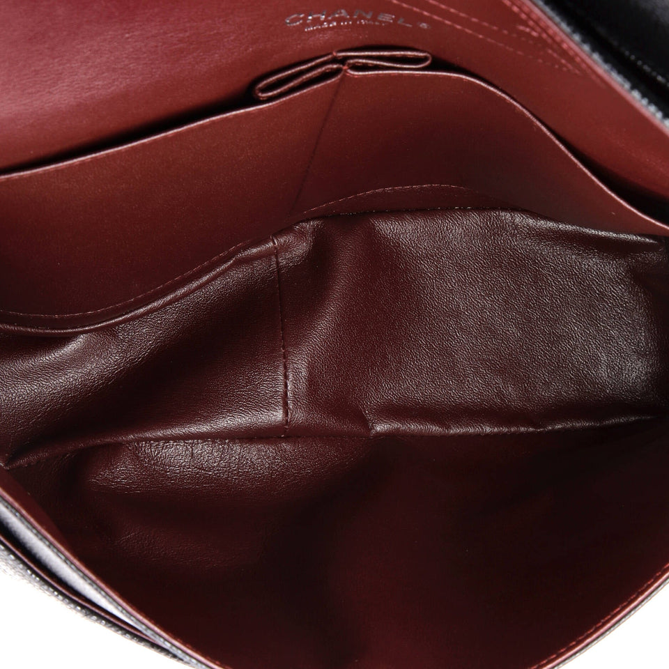 Classic Double Flap Bag Quilted Caviar Jumbo