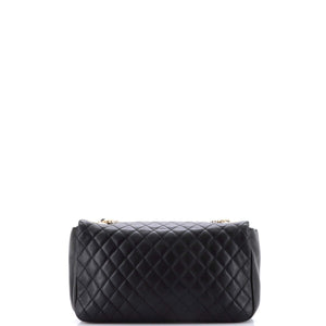 Westminster Pearl Chain Flap Bag Quilted Lambskin Medium