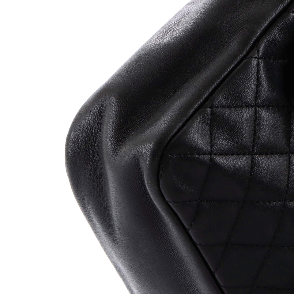 Westminster Pearl Chain Flap Bag Quilted Lambskin Medium
