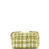 19 Flap Bag Quilted Tweed Medium