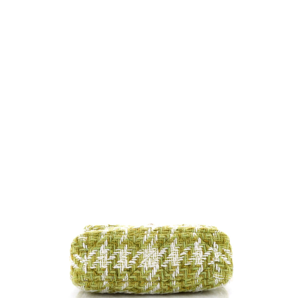 19 Flap Bag Quilted Tweed Medium