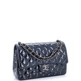 Classic Double Flap Bag Quilted Patent Jumbo