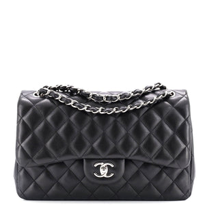 Classic Double Flap Bag Quilted Lambskin Jumbo