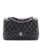 Classic Double Flap Bag Quilted Lambskin Jumbo